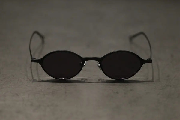 Rigards Titanium Oval Thin Frame Glasses RG1039TI Series Collection RG-RG1039TI-HEI Black